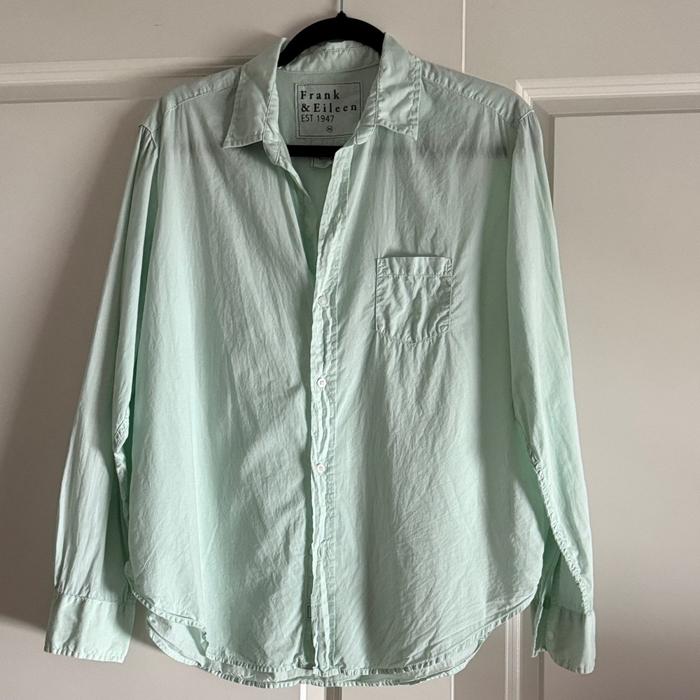 Frank & Eileen Light Mint Green Button-Down Shirt